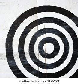 Black White Bullseye Target Stock Photo 3175291 | Shutterstock