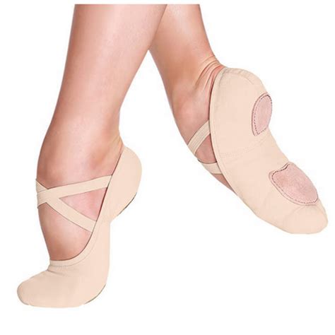 Demi Pointes En Toile Stretch Sd So Danca Rose Clair Confi Danse