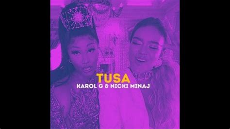 Karol G Ft Nicki Minaj Tusa Youtube