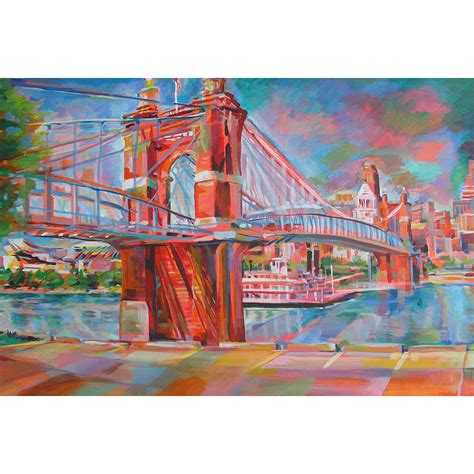 Roebling Bridge West 156– Pendleton Art Center Cincinnati