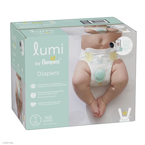 Lumi by Pampers Newborn Diapers Size 1 148 Count - Walmart.com ...