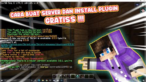 Cara Pasang Plugin Minecraft Server Sendiri Dan Aternos GRATIS