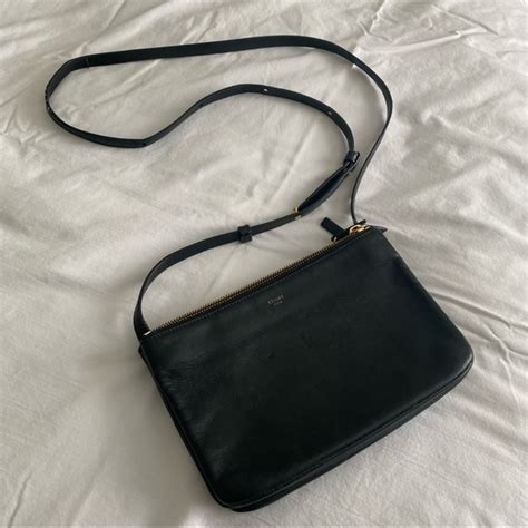 Celine Bags Celine Leather Trio Crossbody Bag Poshmark