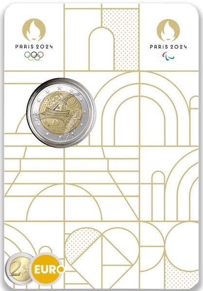 Euros France Torche Olympique Bu Fdc Coincard