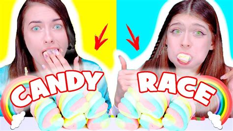 Asmr Candy Race Ufo Wafers Jelly Fruits Gummy Candy Mukbang Youtube