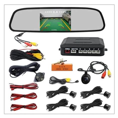 ParkStapAutomatic Parking LED Avec Miroir 4 Capteurs Barrage De