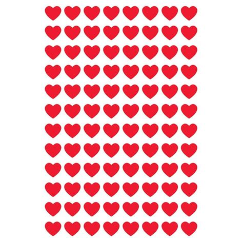 Trend Enterprises® Supershapes Red Hearts Stickers 6 Packs Of 800ct Michaels Red Heart