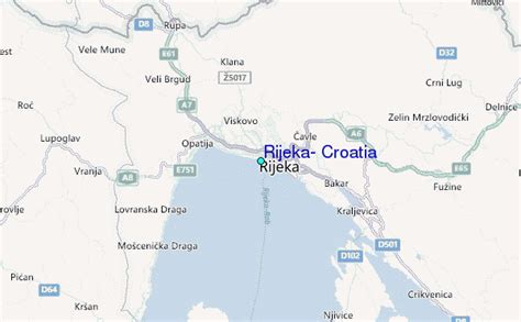 Rijeka, Croatia Tide Station Location Guide