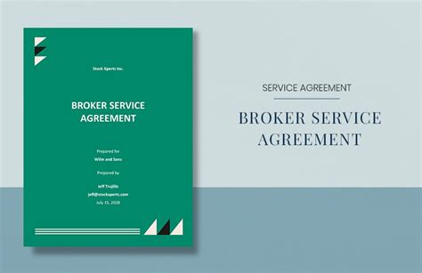 Free Broker Agreement Templates Editable And Printable