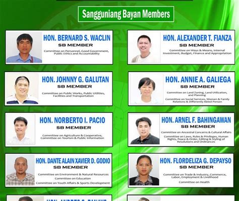 Office Of The Sangguniang Bayan Members Official Website Of The