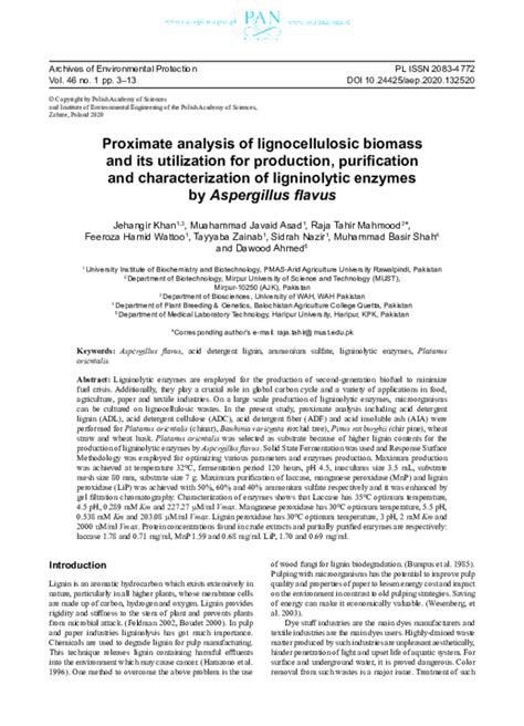 Pdf Proximate Analysis Of Lignocellulosic Biomass And Its Utilization