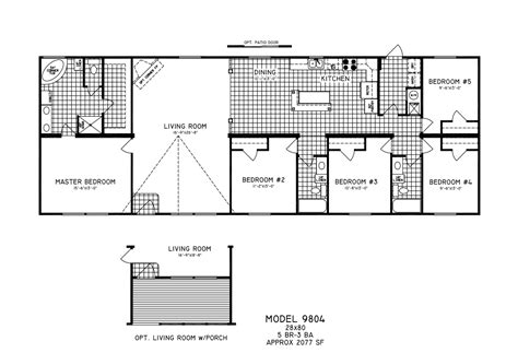 Floor Plan Detail - C & W Mobile Homes