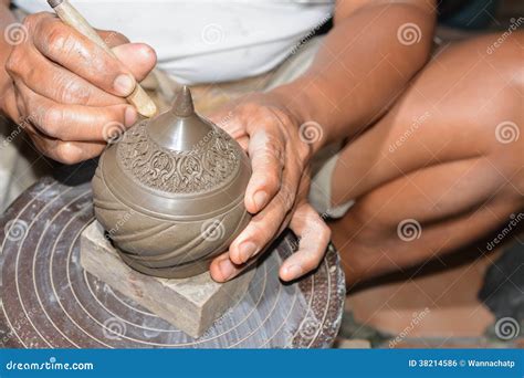 Pottery Making Process Royalty Free Stock Image Image 38214586