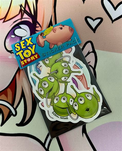 Sex Toy Story Sticker Pack Caseycartoons