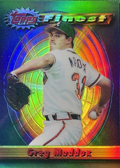 Greg Maddux 1994 Topps Finest 209 Refractor Price Guide Sports Card