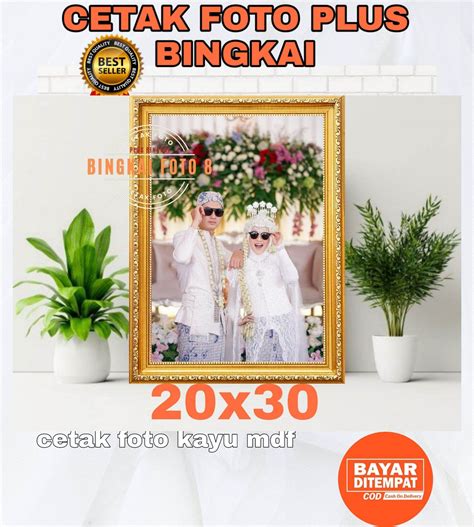 CETAK FOTO BESAR 20R 40x30 MEDIA PAPAN MDF Lazada Indonesia