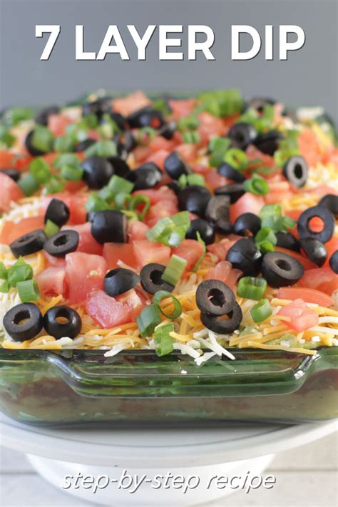 Layer Dip Easy Homemade Seven Layer Bean Dip Recipe Recipe