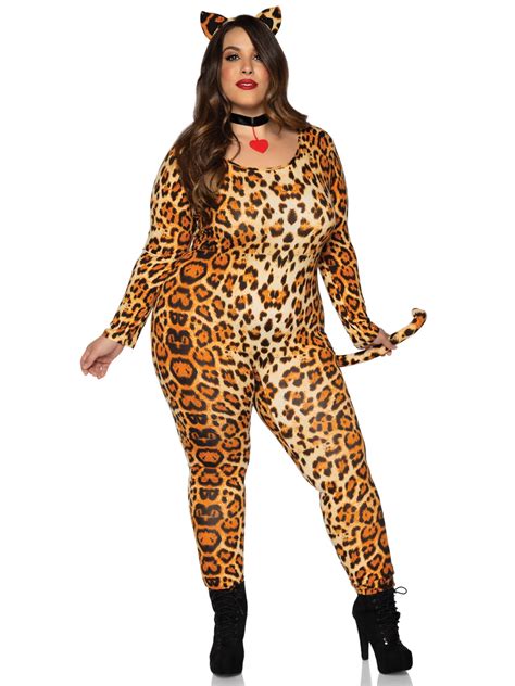 Leg Avenue Womens Plus Cougar Costume