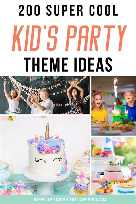 Kidsparty Themes With Text Overlay That Reads 20 Super Cool Kids