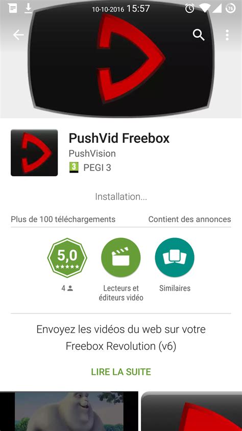 Pushvid Freebox l appli qui envoie les vidéos Youtube ou autres sur