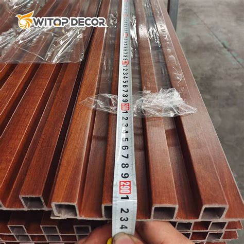 On Sale Waterproof Interior Wood Plastic Composite Cladding Fluted Wpc