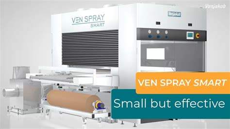 Ven Spray Smart With Belt Cleaning System And Or Paper Belt Youtube