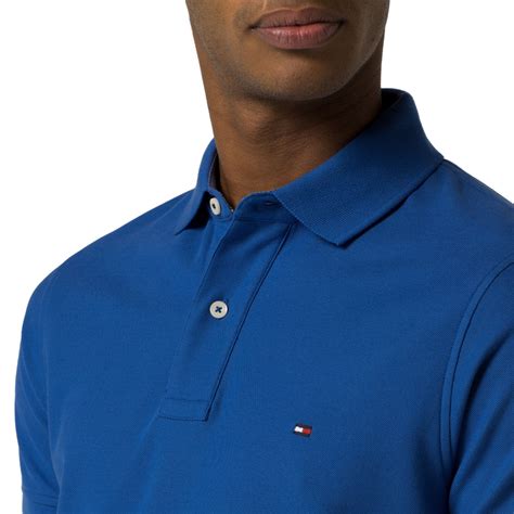 Tommy Hilfiger Slim Fit Premium Pique Polo Cloud Htr Xxl Polo Mens