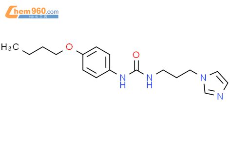 862820 83 5 Urea N 4 butoxyphenyl N 3 1H imidazol 1 yl propyl 化学