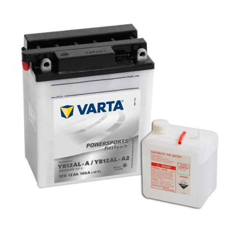 Batterie Moto VARTA YB12AL A YB12AL A2 12v 12ah Batterie4moto Fr