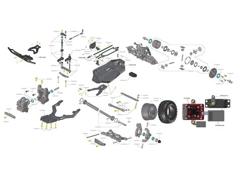 Exploded View Traxxas Ford F 150 Svt Raptor 110 Front Part Astra