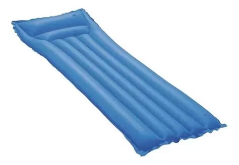 Flotador Colchoneta Inflable Pileta Verano In30 Color Azul MercadoLibre