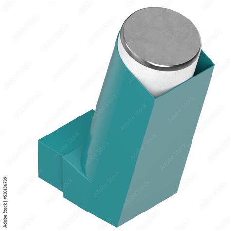 3d rendering illustration of a MDI metered dose inhaler Stock ...