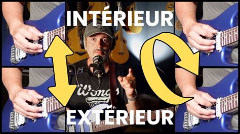 ALLER RETOUR à la guitare le problème INTÉRIEUR EXTÉRIEUR avec le