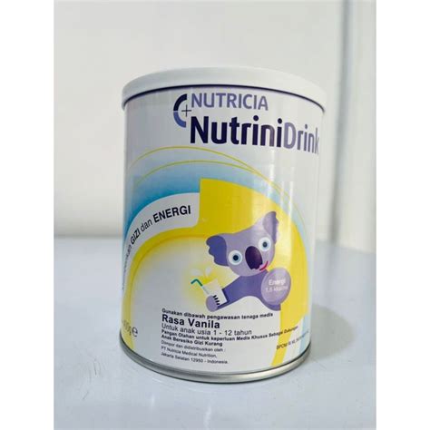 Jual Nutrinidrink Powder Vanilla 400gram Shopee Indonesia