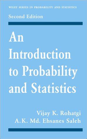 An Introduction To Probability And Statistics 2nd Edition YakiBooki