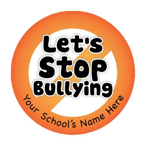 Against Bullying Stickers for Schools and teachers