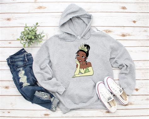 Tiana Color Unisex Hoodie Sweatshirt Disney Squad Goals Etsy