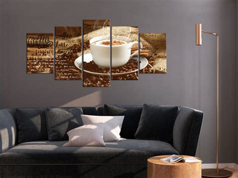 Kaffee Coffee Wandbilder Xxl Bild Auf Vlies Leinwand Leinwandbild J C