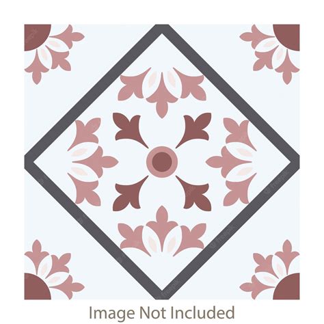 Premium Vector Colored And Realistic Ceramic Floor Tiles Ornaments