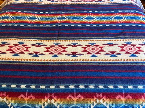 Native American print blanket. | Etsy