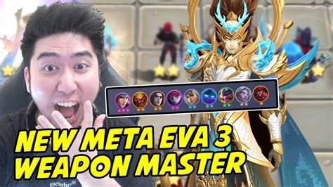 COMBO TERMUDAH V3 Di UPDATE TERBARU MAGIC CHESS EVA 3 WEAPON MASTER