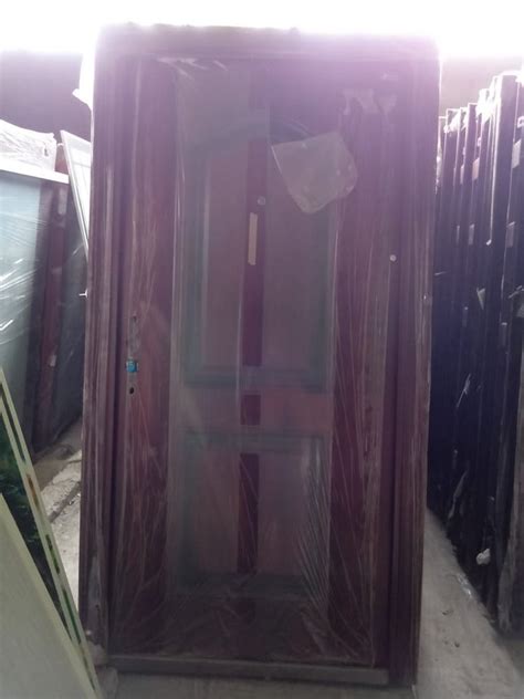 Standard Dark Rose Wood Steel Door Thickness At