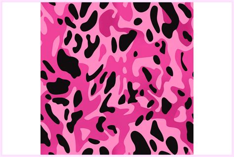 Pink Leopard Skin Seamless Pattern Graphic By Forhadx5 · Creative Fabrica