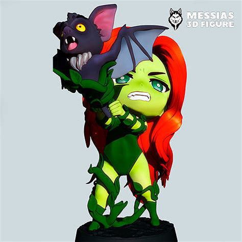 Chibi Poison Ivy 3d Model 3d Printable Cgtrader