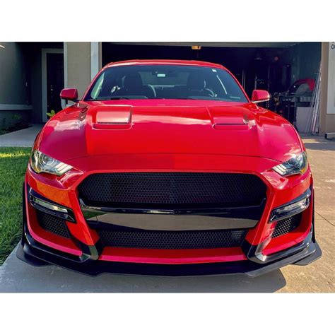 Vicrez Gt500 Style Front Bumper Cover Vz101815 Ford Mustang 2018 2023