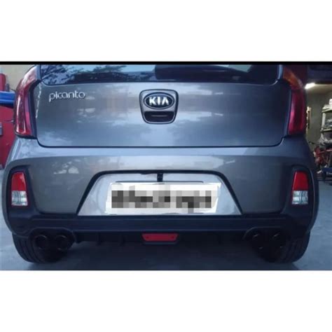 Kia Picanto Rear Bumper Diffuser Bodykits Spoiler Lazada PH