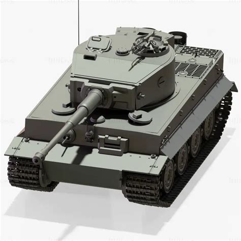 Tiger Tank 3D Model