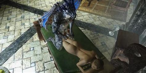 Skyrim Porn White Dragon Fucks Thalmor Ambassador Elenwen Tnaflix