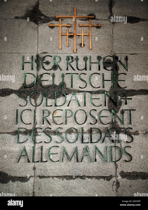 La Cambe German War Cemetery In Normandy France Stock Photo Alamy