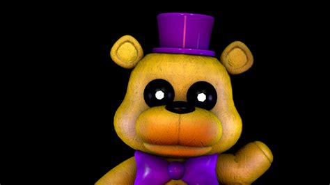 New Fredbear Plush Model By Cyanlight On Deviantart